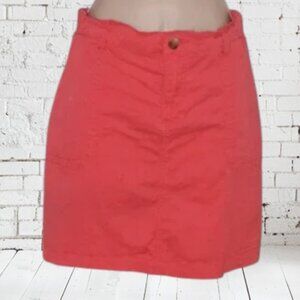 LEE Regular Fit Skort Mid Rise Coral Size 10